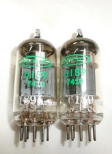 2x RTC FRANCE 6189 = E82CC CV4003 M8136 ( ECC82 12AU7 ) TUBE fully TESTED NOS °=