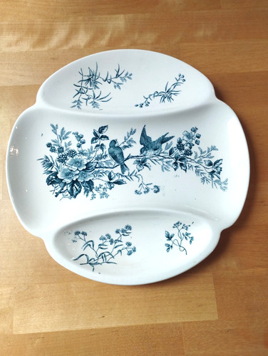 Rare assiette asperges - À,