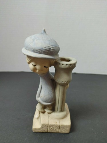Vtg bisque porcelain blue boy - porcelain,