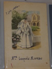 Menu de communion 1956