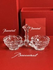 Support d'oeufs sel poivre de Baccarat objet cristal ornement authentique ave...