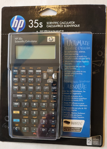 Hewlett packard 35s rpn - hewlett,