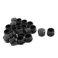 20Pcs Plastique Noir 3/4PT