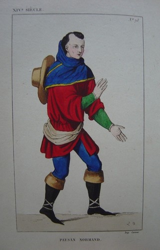 Très belle gravure - du, costume