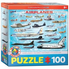 Puzzle - Avions - 100 Pièces