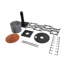 Château d'eau à l'échelle HO, modèle à assembler soi-, réservoir