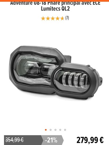Phare moto bmw - phare,