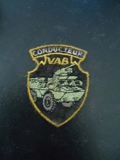 patch insigne écusson militaire conducteur VAB