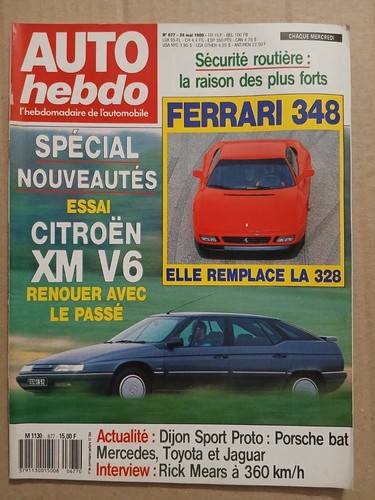 Auto hebdo 677 - n°677, 24/5/1989