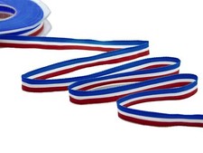 Ruban Satin Tricolore Drapeau
