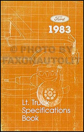 1983 ford camion service - ford,