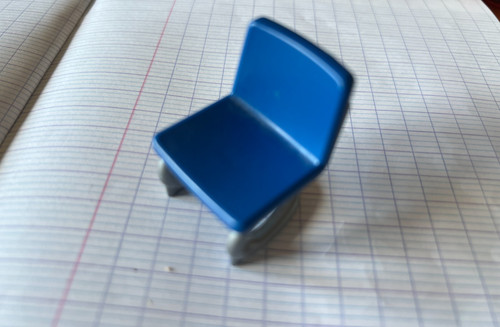Playmobil chaise bleue - chaise,