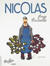 AFFICHE  POSTER    VIN NICOLAS