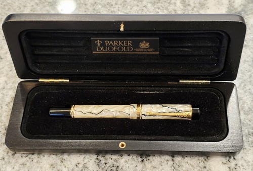18k nib parker duofold - 18k,