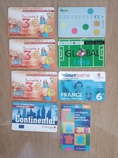 lot de cartes téléphoniques