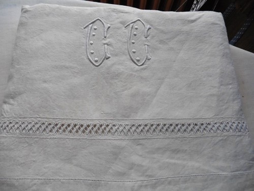 Ancien drap lin - ancien,