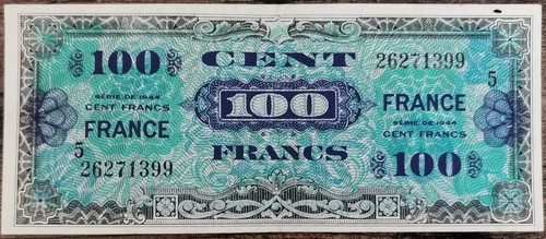Billet 100 francs - , 1944