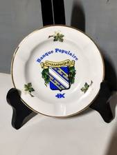 Ancien Cendrier Publicitaire - Champagne Banque Populaire - Giberot Villenauxe