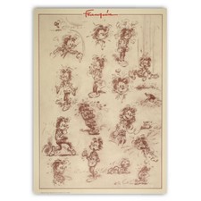 Poster affiche offset Franquin