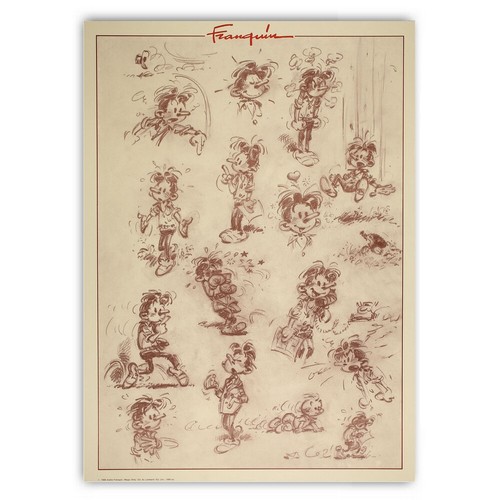 Poster affiche offset franquin - poster,