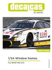 WINDOWS MASK 1/24 BMW M6 GT3