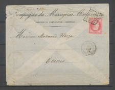 1872 Lettre de Marseille à