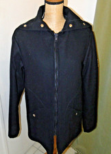 Veste Femme Vintage style marin  bleu col transformable en capuche Taille Fr 40