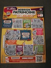 Ticket à gratter. Française