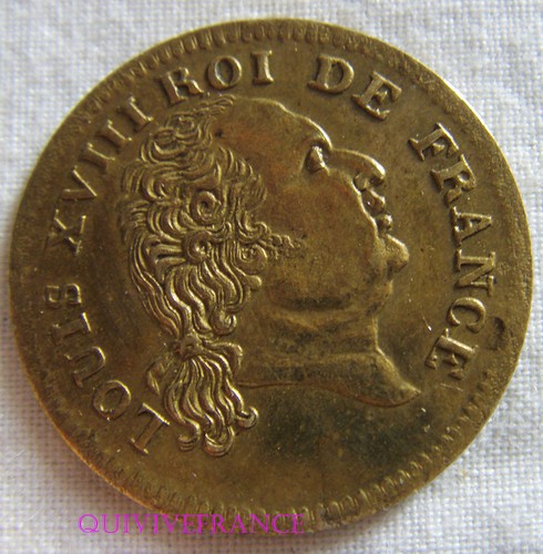 Med7823 jeton louis xviii - med7823,