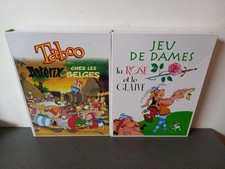 LOT 2 JEUX DE SOCIÉTÉ ASTÉRIX TABOO + JEU DE DAME - LA ROSE ET LE GLAIVE - ATLAS