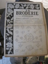 LOT DE 21 REVUES LA BRODERIE LYONNAISE DE 1948 à1953  FESTON ALPHABET ETC