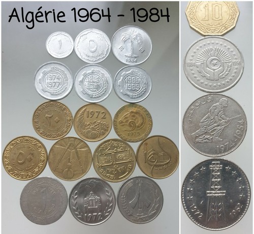 Algerie centime 10 dinars - algerie,