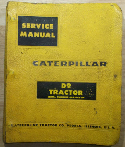Cat caterpillar d9g - cat,