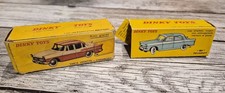 LOT 2 BOITES ORIGINE DINKY TOYS  PEUGEOT 404 553 SIMCA VEDETTE CHAMBORD 24K