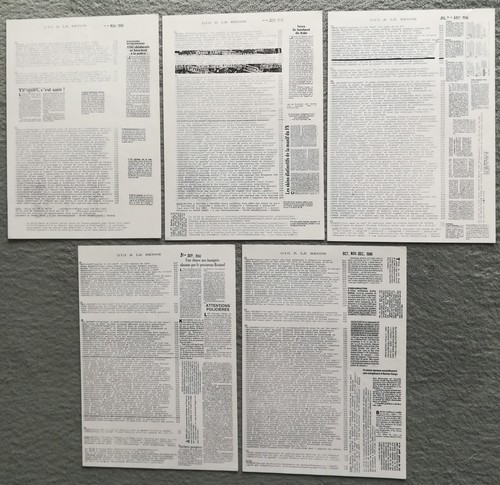 Rare listes distribution - 47, de