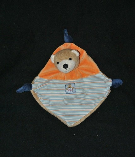 Peluche doudou ours plat