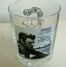 JOHNNY HALLYDAY RARE VERRE A