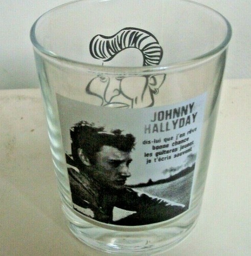 Johnny hallyday rare verre - verre, a