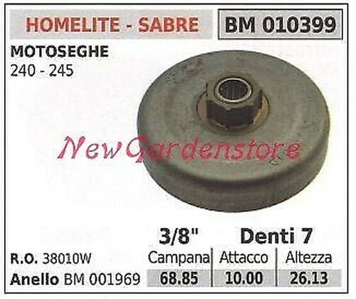 Pignon homelite moteur - pignon,