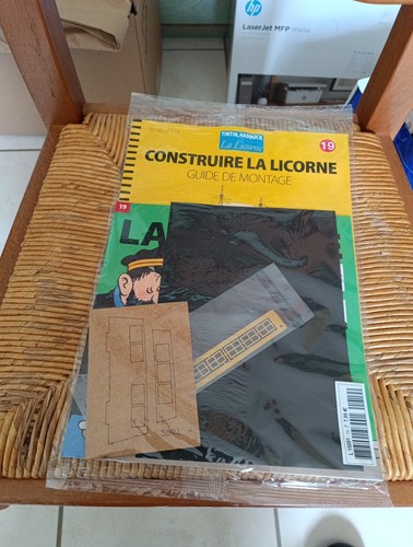 Tintin licorne maquette - la,