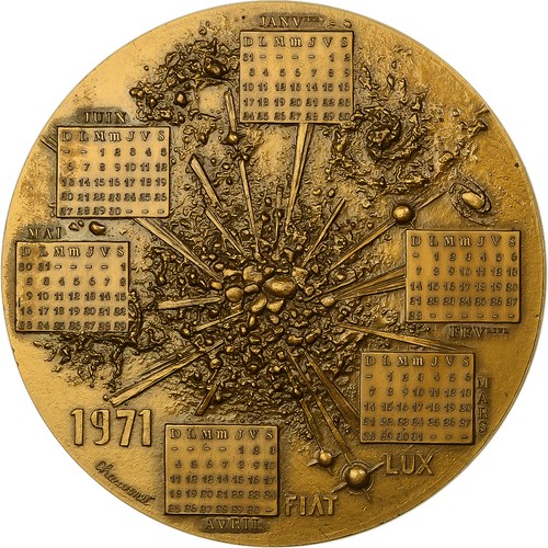 France médaille calendrier - médaille,,