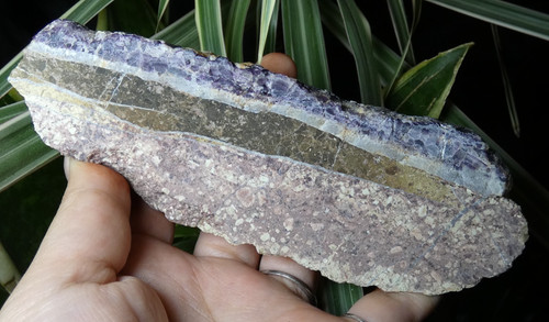 Tranche fluorite violette - fluorite, &
