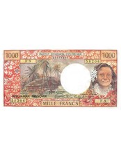 Institut d'Emission d'Outre Mer 1000 Francs - Papeete - Tahitienne - 1985 - Séri