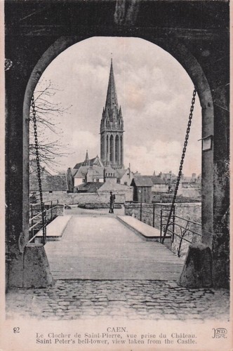 Caen clocher de saint - caen,