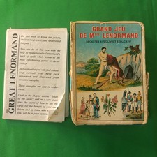 Tarot vintage, grand jeu de Mlle Lenormand édition année 80