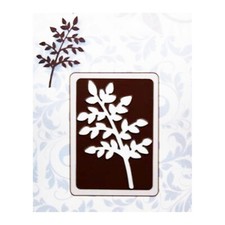 CUTTING DIES 1 MATRICE DE DECOUPE FEUILLAGE 4x6cm  SCRAPBOOKING 0026