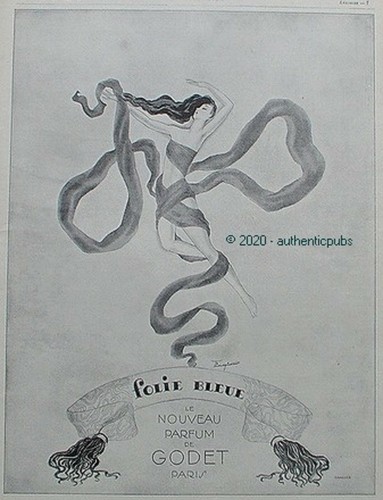 Publicite godet parfum folie - godet,