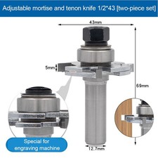 Jeu d'embouts de routeur