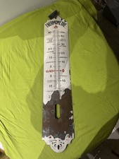 thermomètre émaillé Plaque Émaillée Chocolat Révillon 