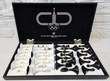 Jeu de dames d'échecs olympiques soviétiques vintage années 1970 pondéré...